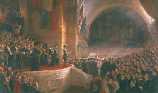 Opening of the First Parliament of the Commonwealth of Australia by H.R.H. The Duke of Cornwall and York, Tom roberts